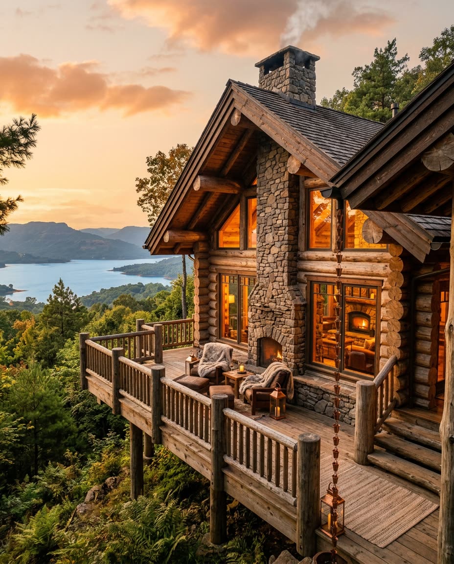 Russian Log House