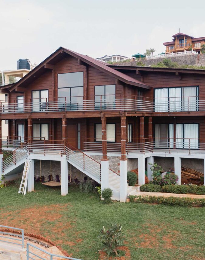 4 BHK Concrete Villa - Swiss Chalet Villa